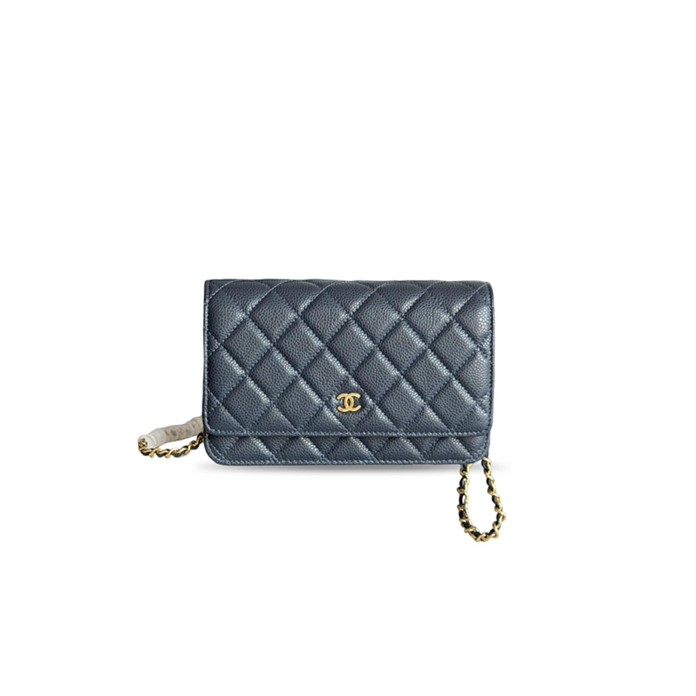 CHANEL CAVIAR QUILTED WALLET ON CHAIN WOC AP0250 (19*13*3cm)